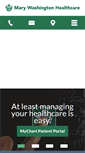 Mobile Screenshot of marywashingtonhealthcare.com